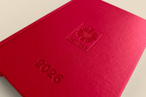 Kalendarz książkowy Mindnotes® w okładce twardej soft touch