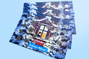 Kalendarz adwentowy w formie zdrapki