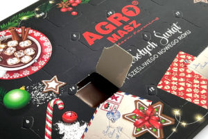 Kalendarz adwentowy z czekoladkami